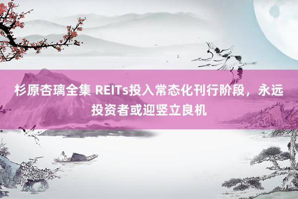 杉原杏璃全集 REITs投入常态化刊行阶段，永远投资者或迎竖立良机