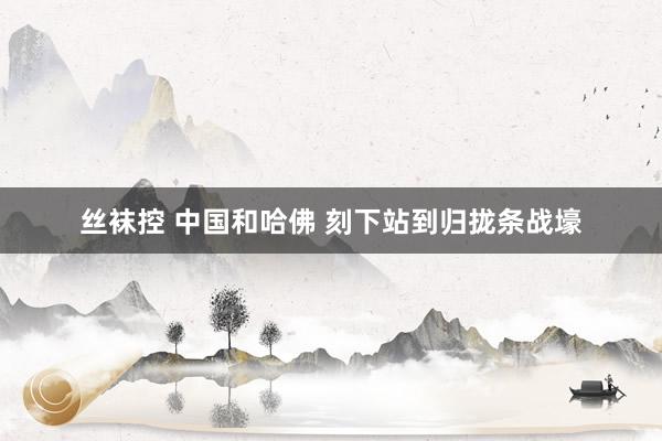 丝袜控 中国和哈佛 刻下站到归拢条战壕